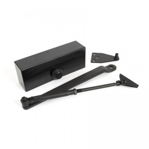 Black Size 3 Door Closer & Cover